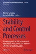 Cover: Stability and Control Processes - Springer