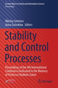 Enlarge image Cover: Stability and Control Processes - Springer