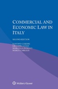 Cover: Commercial and Economic Law in Italy - Wolters Kluwer