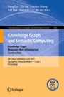 Cover: Knowledge Graph and Semantic Computing: Knowledge Graph Empowers New Infrastructure Construction - Springer