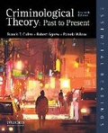 Cover: Criminological Theory 7Th Edition - Oxford University Press Inc