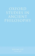 Cover: Oxford Studies in Ancient Philosophy, Volume 59 - OUP eBook