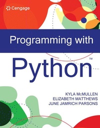Enlarge image Cover: Programming with Python - Course Technology Inc