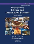 Cover: Encyclopedia of Library and Information Sciences, 4th Edition, Volume 1 - Routledge