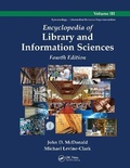 Cover: Encyclopedia of Library and Information Sciences, 4th Edition, Volume 3 - Routledge