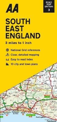 Abbildung von: Road Map South East England - Automobile Association