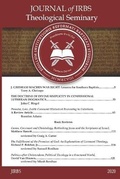 Cover: Journal of IRBS Theological Seminary 2020 - Reformed Baptist Academic Press