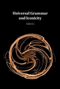 Cover: Universal Grammar and Iconicity - Cambridge University Press