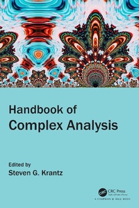 Abbildung von: Handbook of Complex Analysis - Chapman & Hall/CRC