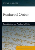 Cover: Restored Order - Peter Lang Verlag