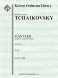 Cover: Manfred Symphony, Op. 58 - Alfred Music