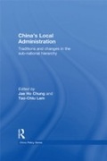 Cover: China's Local Administration - Routledge