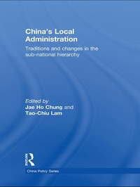 Enlarge image Cover: China's Local Administration - Routledge