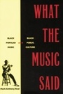 Cover: What the Music Said - Routledge