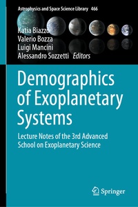 Abbildung von: Demographics of Exoplanetary Systems - Springer
