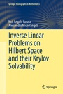 Cover: Inverse Linear Problems on Hilbert Space and their Krylov Solvability - Springer