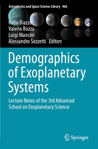 Abbildung von: Demographics of Exoplanetary Systems - Springer