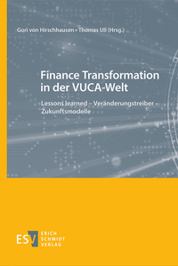Abbildung von: Finance Transformation in der VUCA-Welt - Erich Schmidt Verlag