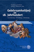 Cover: Gelehrsamkeit(en) im 18. Jahrhundert - Universit&auml;tsverlag Winter