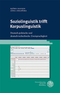 Abbildung von: Soziolinguistik trifft Korpuslinguistik - Universitätsverlag Winter