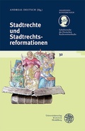 Cover: Stadtrechte und Stadtrechtsreformationen - Universit&auml;tsverlag Winter