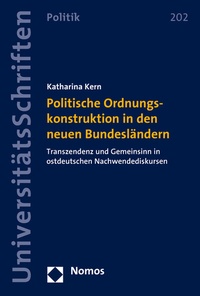 Abbildung von: Politische Ordnungskonstruktion in den neuen Bundesländern - Nomos