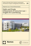 Cover: Public and Private Enforcement of Consumer Law - Insights for Luxembourg - Nomos