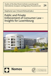 Abbildung von: Public and Private Enforcement of Consumer Law - Insights for Luxembourg - Nomos