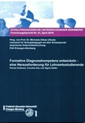 Cover: Formative Diagnosekompetenz entwickeln - Universit&auml;t Erlangen-N&uuml;rnberg Erziehungswiss. Fak.