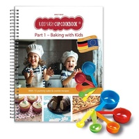 Abbildung von: Kids Easy Cup Cookbook: Baking with Kids (Part 1), Baking box set incl. 5 colorful measuring cups - Becherkueche.de