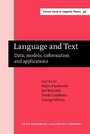 Cover: Language and Text - John Benjamins Publishing Co