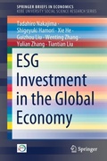 Cover: ESG Investment in the Global Economy - Springer