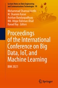 Cover: Proceedings of the International Conference on Big Data, IoT, and Machine Learning - Springer