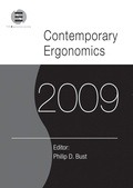 Cover: Contemporary Ergonomics 2009 - Taylor & Francis