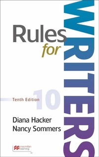 Enlarge image Cover: Rules for Writers (Paperbound) - Bedford/Saint Martin's