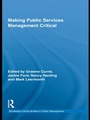 Cover: Making Public Services Management Critical - Routledge