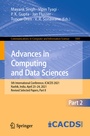 Cover: Advances in Computing and Data Sciences - Springer