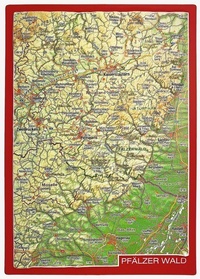 Abbildung von: Reliefpostkarte Pfälzer Wald - georelief Vertriebs GbR