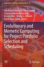 Cover: Evolutionary and Memetic Computing for Project Portfolio Selection and Scheduling - Springer