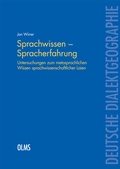 Cover: Sprachwissen - Spracherfahrung - Georg Olms Verlag