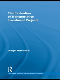 Enlarge image Cover: The Evaluation of Transportation Investment Projects - Routledge