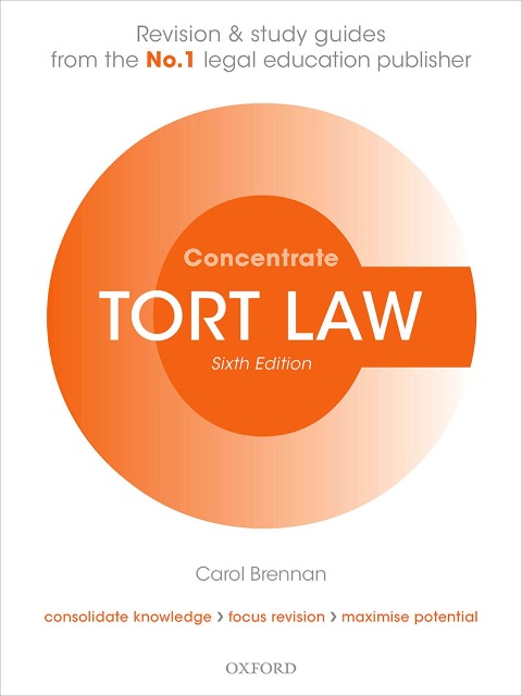 Abbildung von: Tort Law Concentrate - Oxford University Press