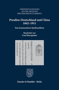 Bild: Preußen-Deutschland und China 1842-1911. - Duncker & Humblot