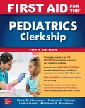 Cover: First Aid for the Pediatrics Clerkship, Fifth Edition - McGraw-Hill Education