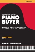 Cover: Piano Buyer Model & Price Supplement / Fall 2021 - Brookside Press