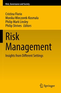 Enlarge image Cover: Risk Management - Springer