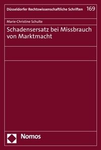 Abbildung von: Schadensersatz bei Missbrauch von Marktmacht - Nomos
