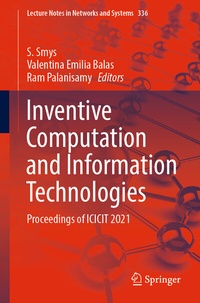 Abbildung von: Inventive Computation and Information Technologies - Springer