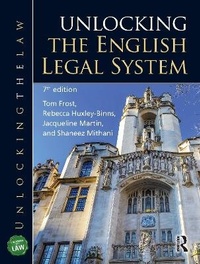 Enlarge image Cover: Unlocking the English Legal System - Routledge