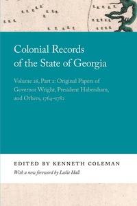 Bild: Colonial Records of the State of Georgia - University of Georgia Press